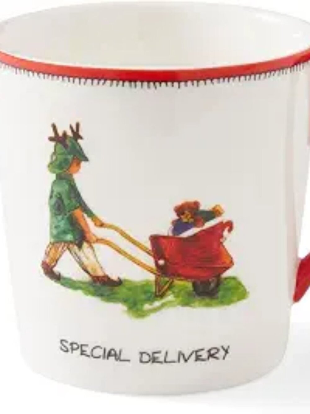 SPODE Kit Kemp Doodle Mug "Special Delivery" in Fine China Gift Boxed 12 oz. NWT